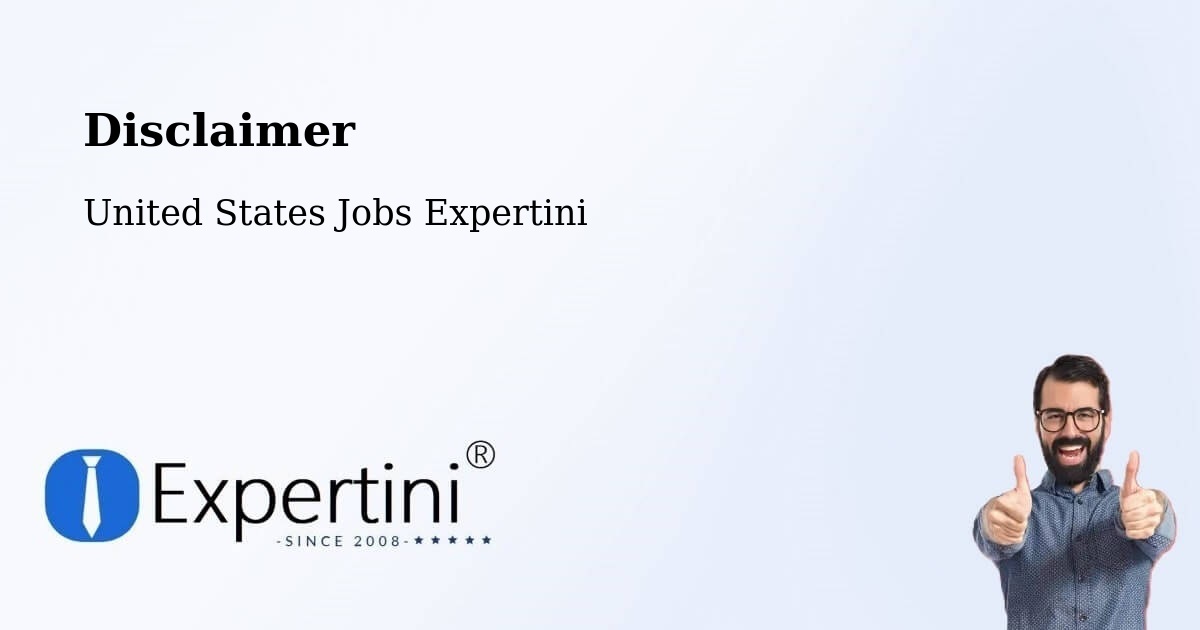 Disclaimer – Beebe - United States Jobs Expertini